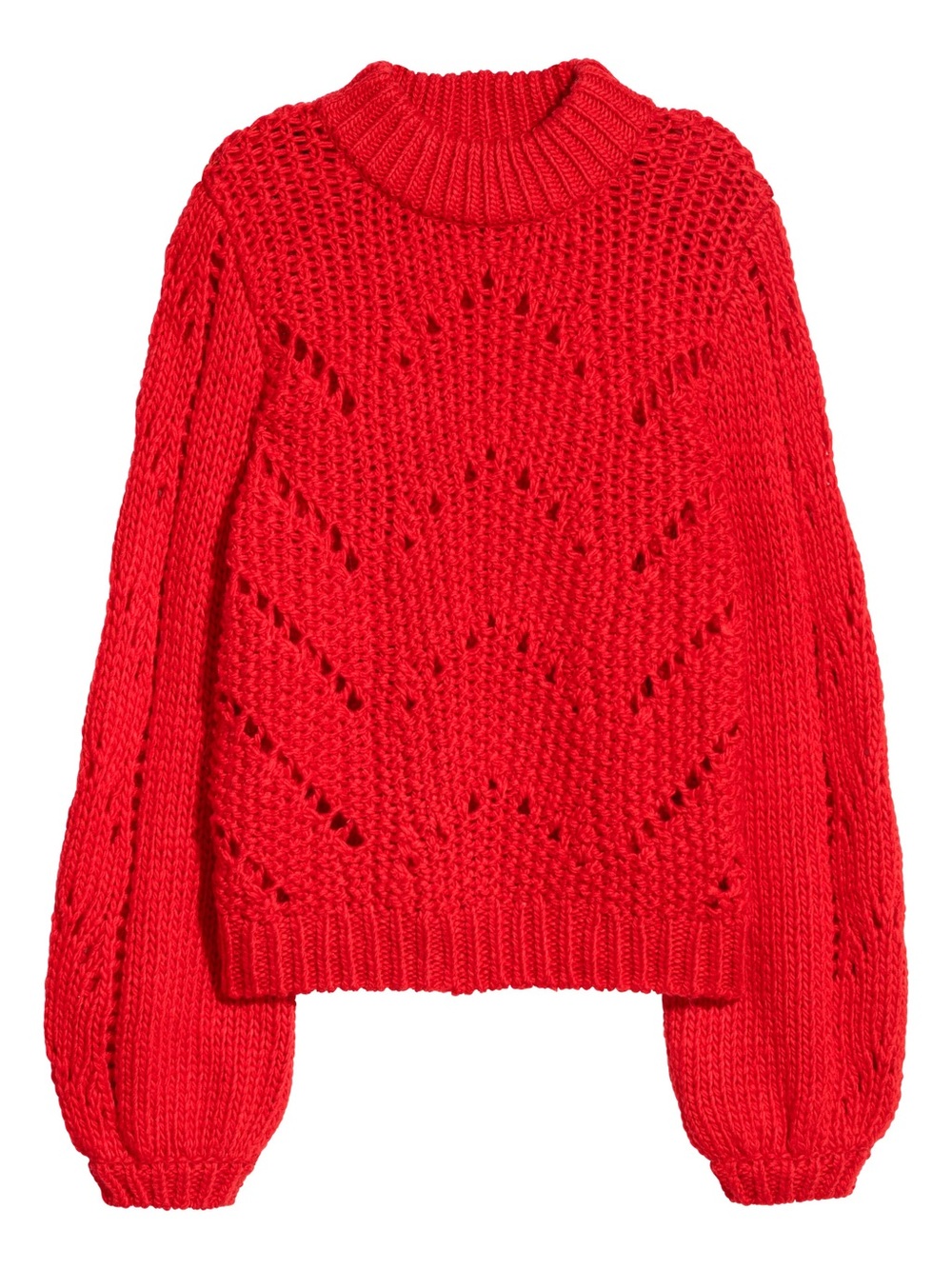 NWOT H&M knitted Jumper red wool/alpaca blend size medium